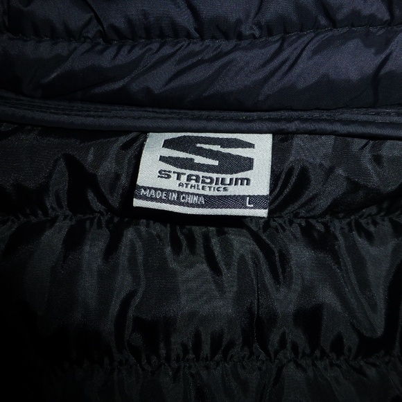 Rutgers Scarlet Knights Mens Puffer Jacket Black Size L - Picture 6 of 7